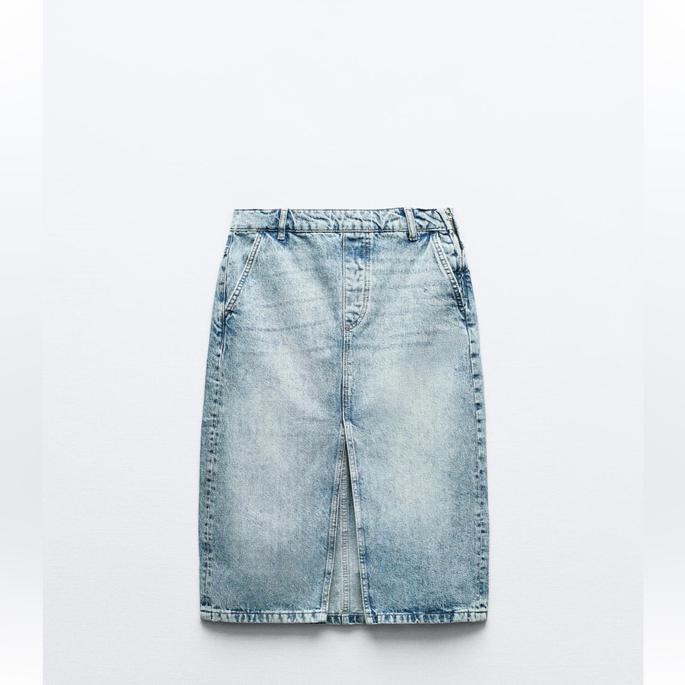Zara denim skirt size S